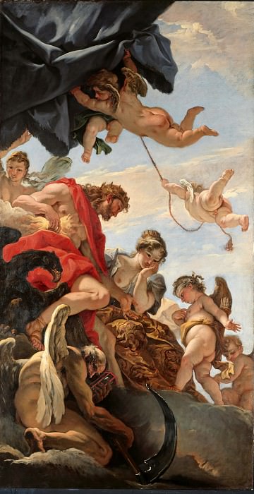 Sebastiano Ricci (1659-1734) - The Olympian gods - Jupiter und Juno. Part 4