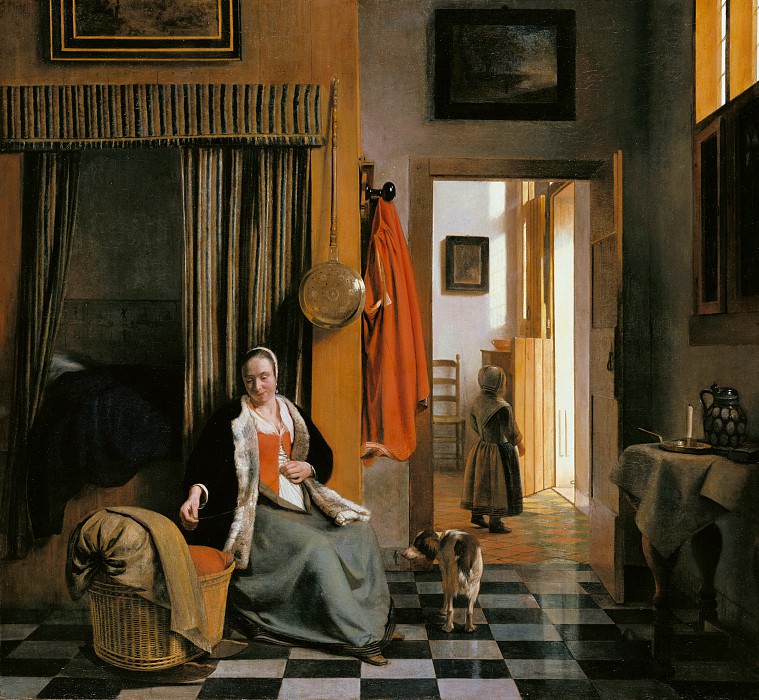 Pieter de Hooch – The mother, Part 4