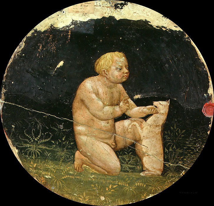 Tommaso Masaccio (1401-1428) - Putto and a Small Dog. Part 4