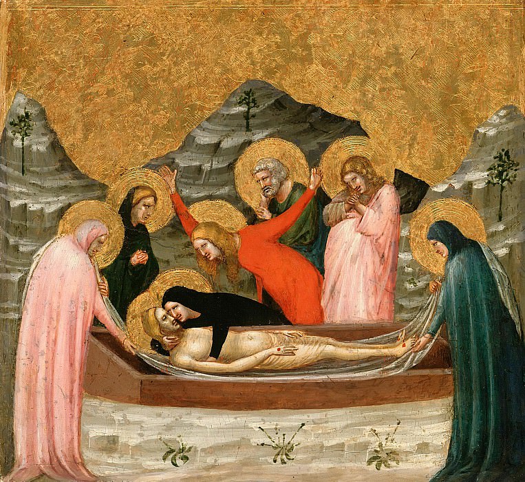 Пьетро да Римини (1300-1350) - Положение во гроб. Часть 4