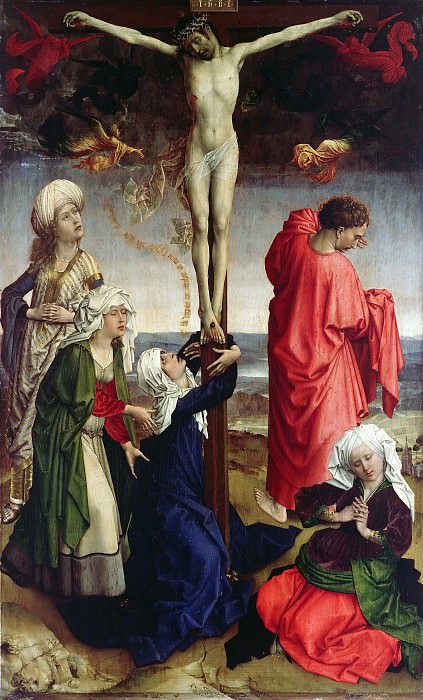 Rogier van der Weyden (workshop) - Crucifix. Part 4