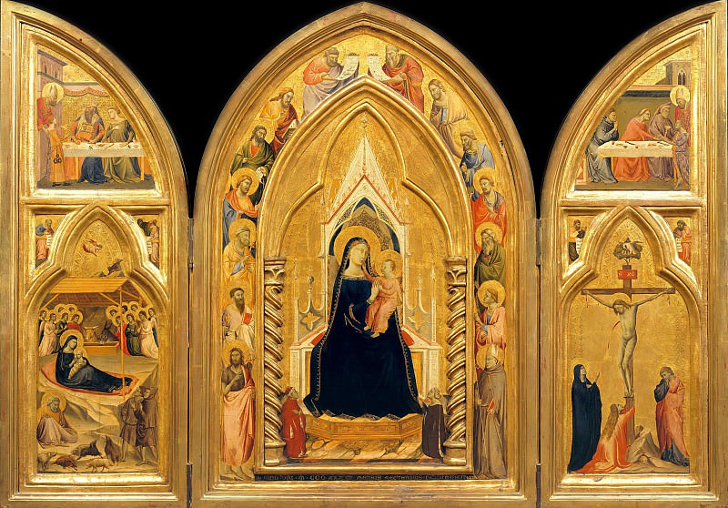 Taddeo Gaddi (1300-1366) - Triptychon. Part 4