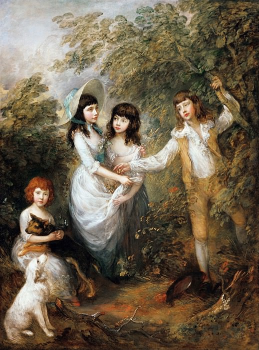 Thomas Gainsborough (1727-1788) - The Marsham Children. Part 4