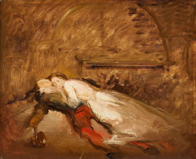 Шассерио, Теодор (1819 Сент-Барб-де-Самана - 1856 Париж) -- Ромео и Джульетта. часть 4 Лувр
