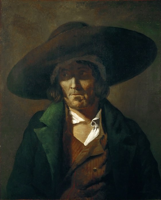 Жерико, Теодор (1791 Руан - 1824 Париж) -- Портрет вандейца. часть 4 Лувр