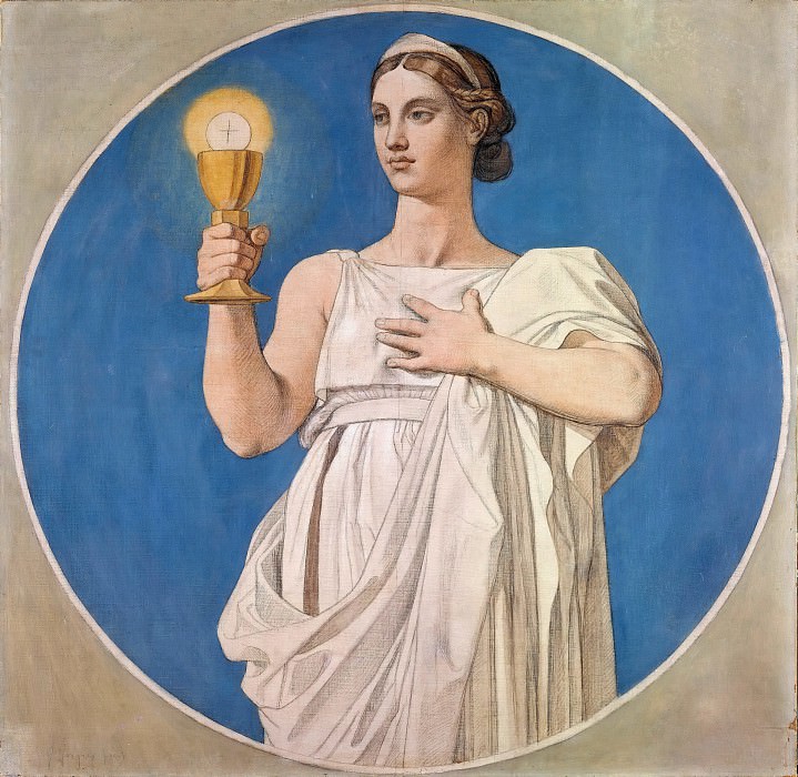 Faith. Jean Auguste Dominique Ingres