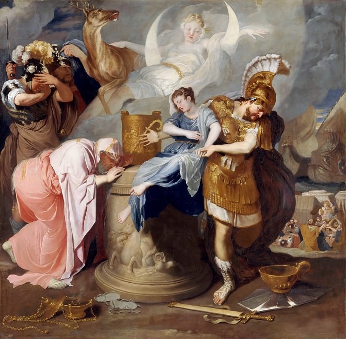 Флемаль, Бертольт (Льеж 1614-1675) -- Жертвоприношение Ифигении. часть 4 Лувр