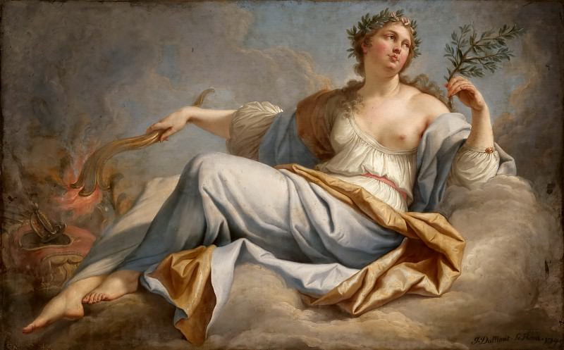 Дюмон, Жак (1704-1781) -- Аллегория Мира. часть 4 Лувр
