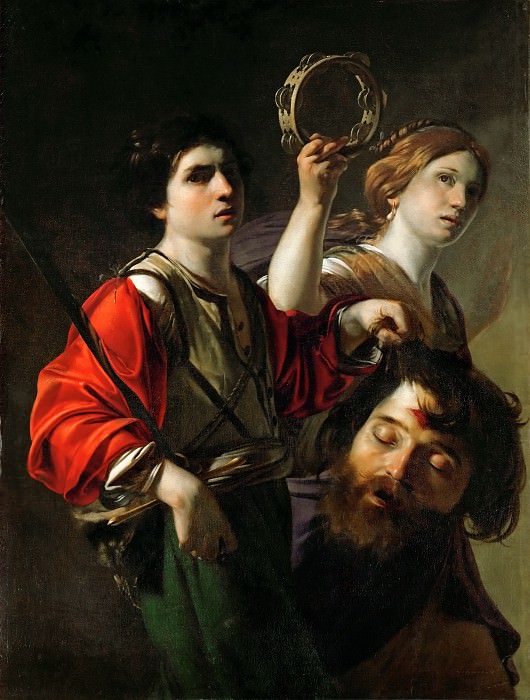 Bartolomeo Manfredi -- Triumph of David. Part 4 Louvre