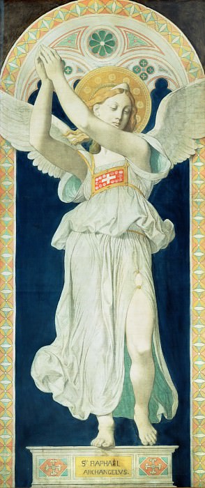 Raphael, Archangel. Jean Auguste Dominique Ingres