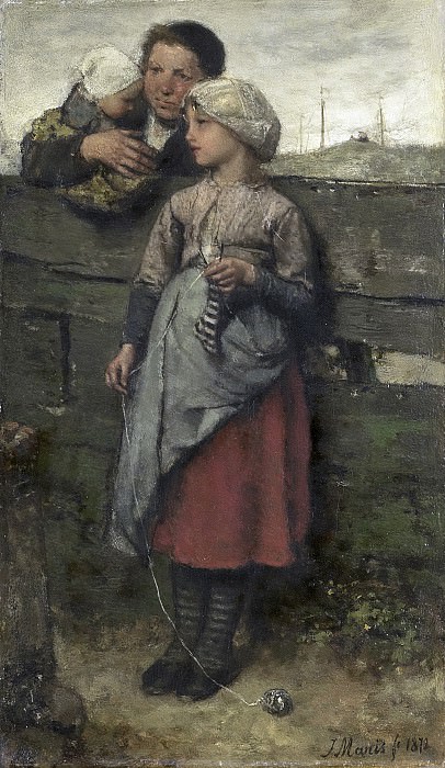 Якоб Марис -- Сельчане, 1872. Рейксмузеум: часть 3