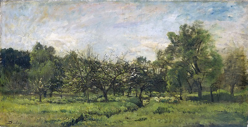 Шарль Франсуа Добиньи -- Фруктовый сад, 1865-1869. Рейксмузеум: часть 3