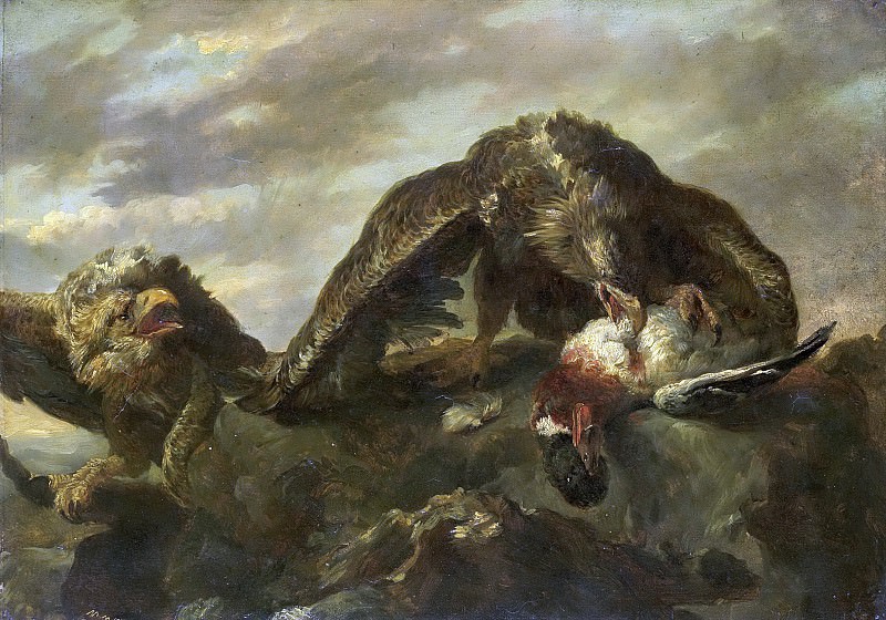 Фейт, Ян -- Орлы на скале, 1857. Рейксмузеум: часть 3