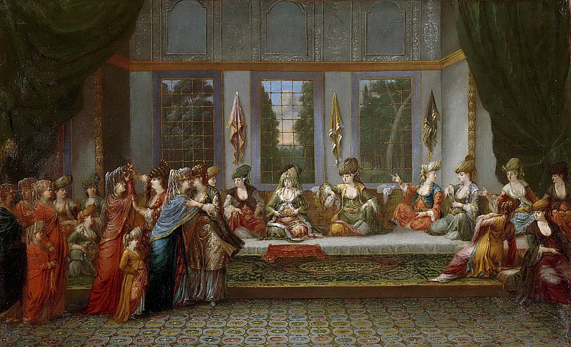 Vanmour, Jean Baptiste -- Griekse bruiloft, 1727-1737. Rijksmuseum: part 3