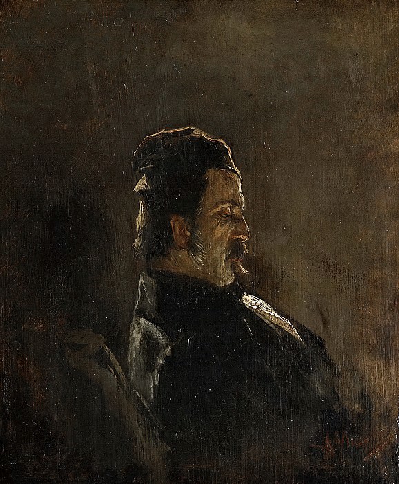 Антон Мауве -- Питер Фредерик ван Ос (1808-92), художник, 1855. Рейксмузеум: часть 3