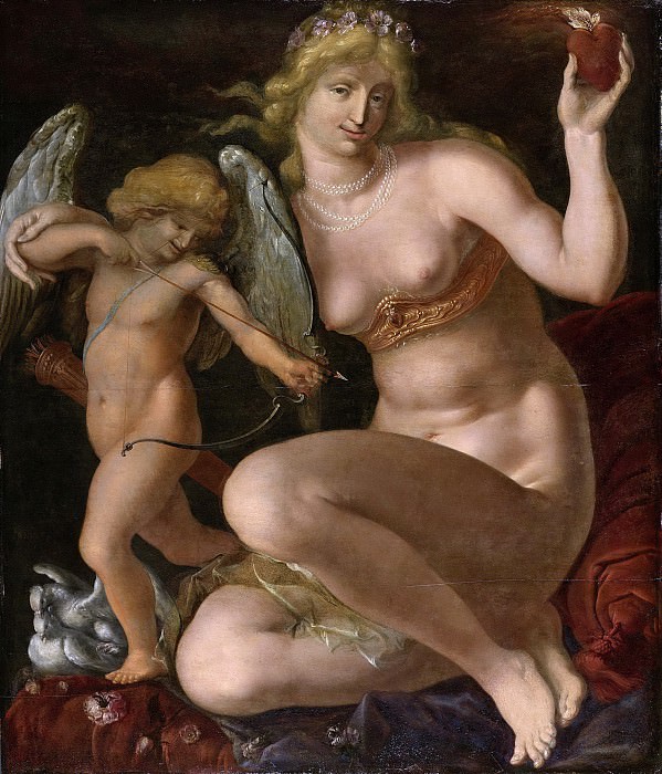 Gheyn, Jacob de (II) -- Venus en Amor, 1605-1610. Rijksmuseum: part 3
