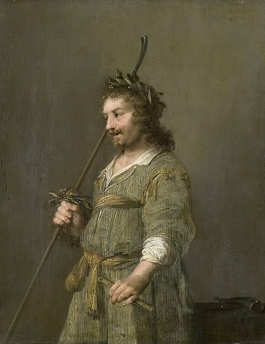 Хендрик Герритс Пот -- Портрет мужчины, одетого как пастух, 1630-1645. Рейксмузеум: часть 3
