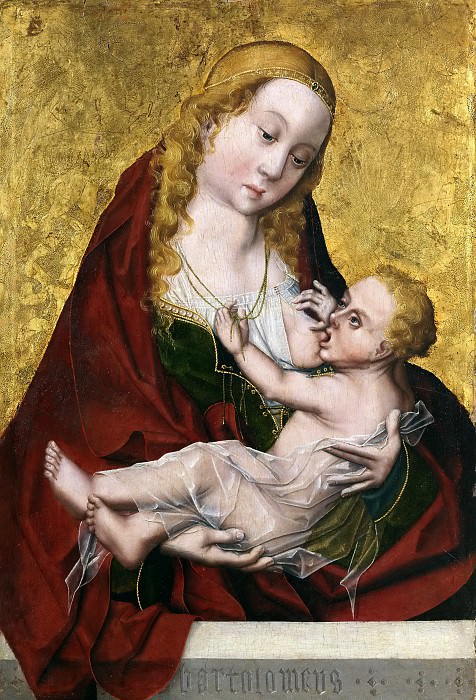 Maestro Bartolomé -- La Virgen de la Leche. Part 3 Prado Museum
