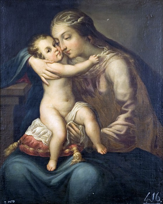 Anónimo -- La Virgen con el Niño, Part 3 Prado Museum