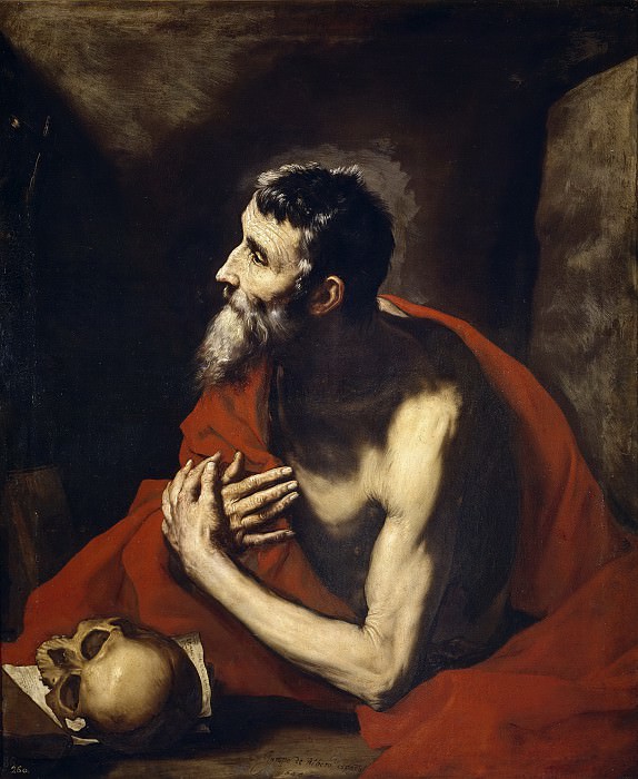 Ribera, José de -- San Jerónimo. Part 3 Prado Museum