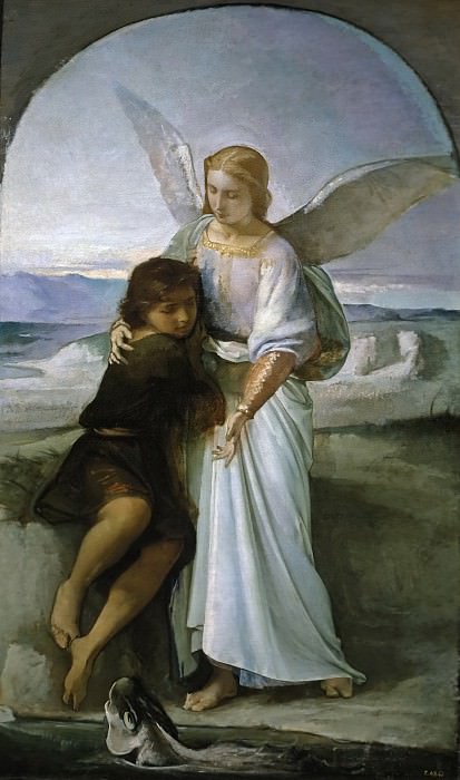 Rosales Gallinas, Eduardo -- Tobías y el ángel. Part 3 Prado Museum