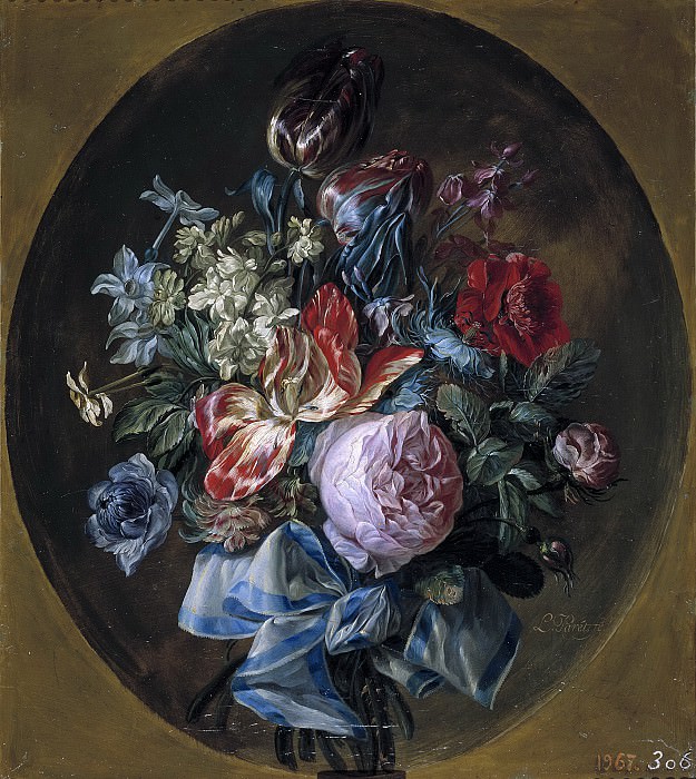 Paret y Alcázar, Luis -- Ramillete de flores, Part 3 Prado Museum