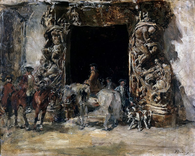 Доминго Маркес, Франсиско -- Ворота дворца дель Маркес де Дос Агуас (Валенсия). Часть 3 Музей Прадо