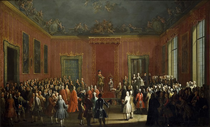 Joli, Antonio -- Abdicación de Carlos III, Part 3 Prado Museum