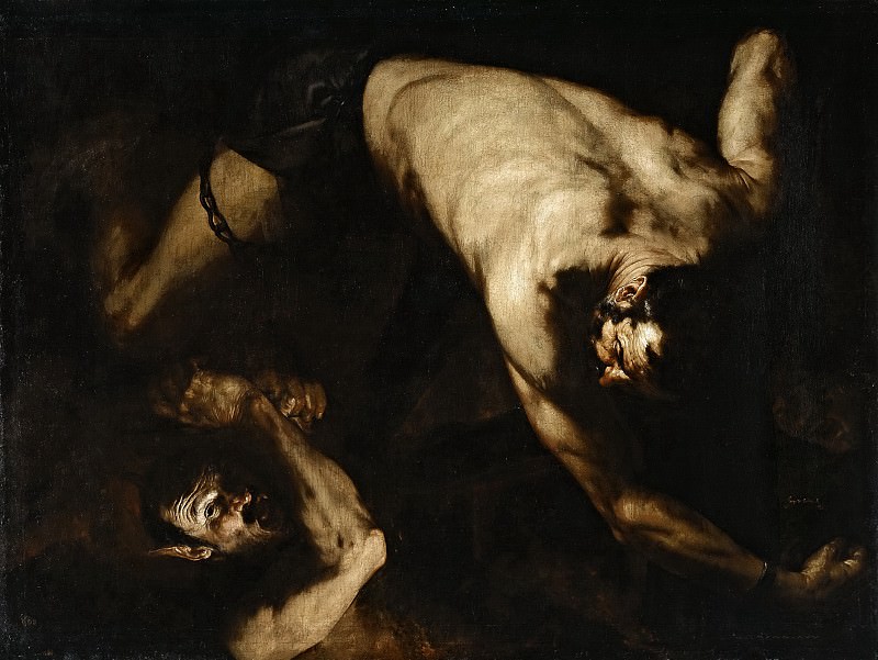 Ribera, José de -- Ixión. Part 3 Prado Museum