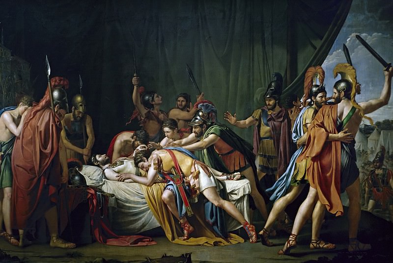 Мадрасо и Агудо, Хосе де -- Смерть Вириата, главы лузитан, Часть 3 Музей Прадо