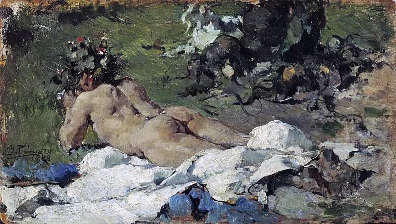 Pinazo Camarlench, Ignacio -- Desnudo. Part 3 Prado Museum