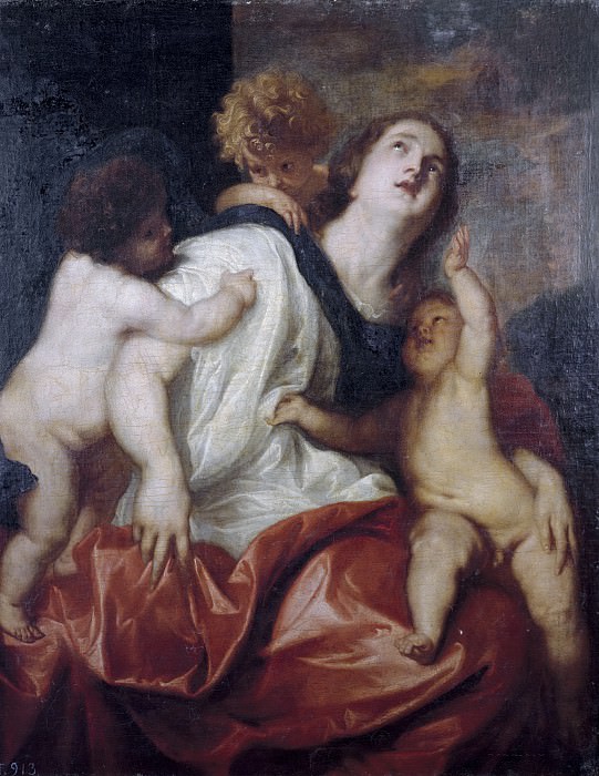 Anónimo (Copia Dyck, Anton van) -- La Caridad. Part 3 Prado Museum