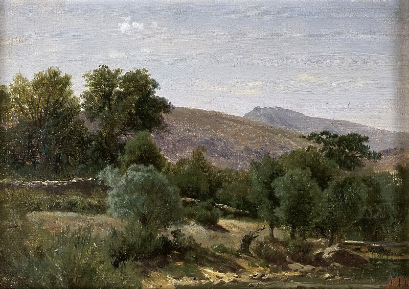 Хаэс, Карлос де -- Пейзаж близ монастыря Пьедра (Арагон). Часть 3 Музей Прадо