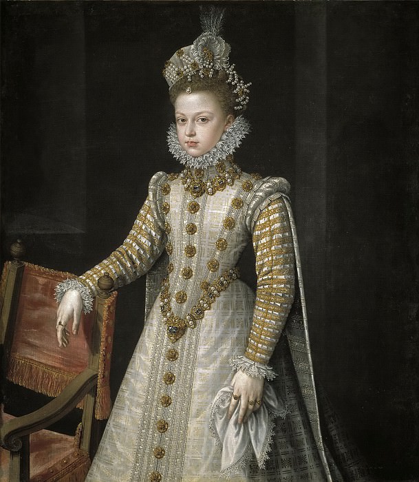 Sánchez Coello, Alonso -- La infanta Isabel Clara Eugenia. Part 3 Prado Museum