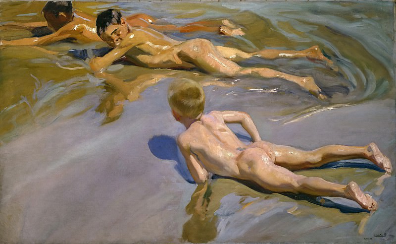 Соролла и Бастида Хоакин -- Мальчики на пляже. Часть 3 Музей Прадо