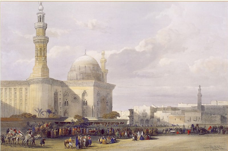 David Roberts Mosque of Sultan Hassan 31445 3606. Европейская живопись; часть 1