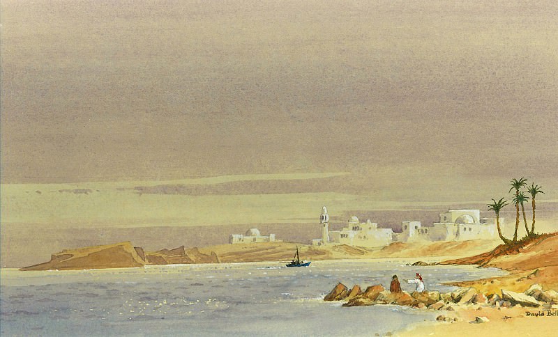 David Bellamy Monastir Bay Tunisia 31911 3606. Европейская живопись; часть 1
