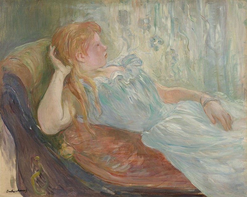 Berthe Morisot Jeune fille etendue 28484 20. Европейская живопись; часть 1