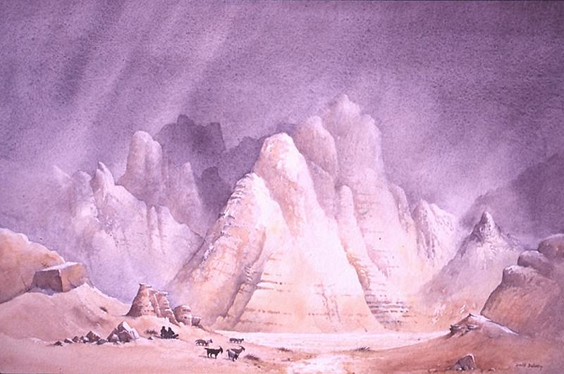 David Bellamy Wadi al Khishkhasheh Wadi Rum 31868 3606. Европейская живопись; часть 1