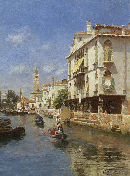 Rubens Santoro Canale della Guerra Venice 28561 20. часть 5 -- European art Европейская живопись