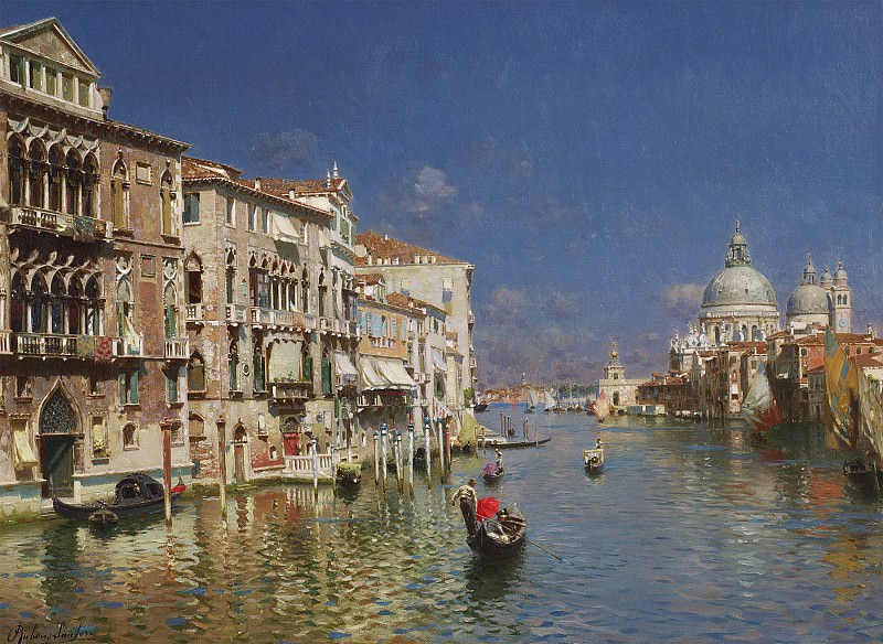 Rubens Santoro The Grand Canal Venice 28564 20. часть 5 - европейского искусства Европейская живопись