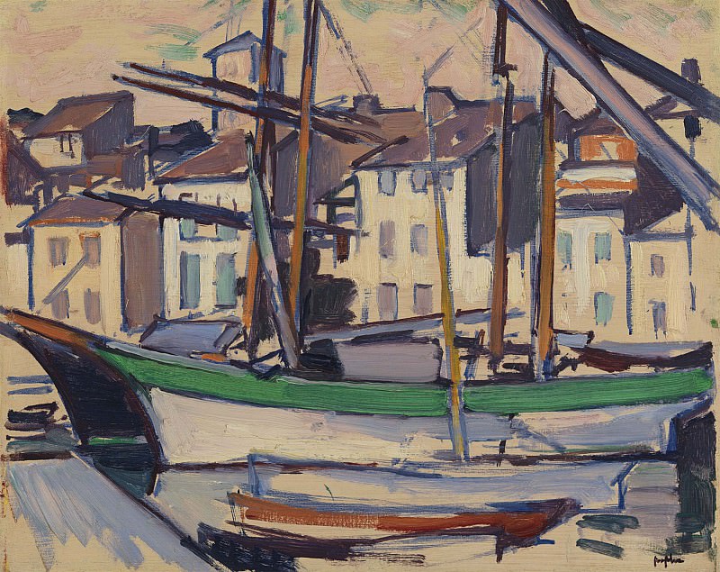 Samuel John Peploe Cassis Harbour 112499 20. часть 5 -- European art Европейская живопись