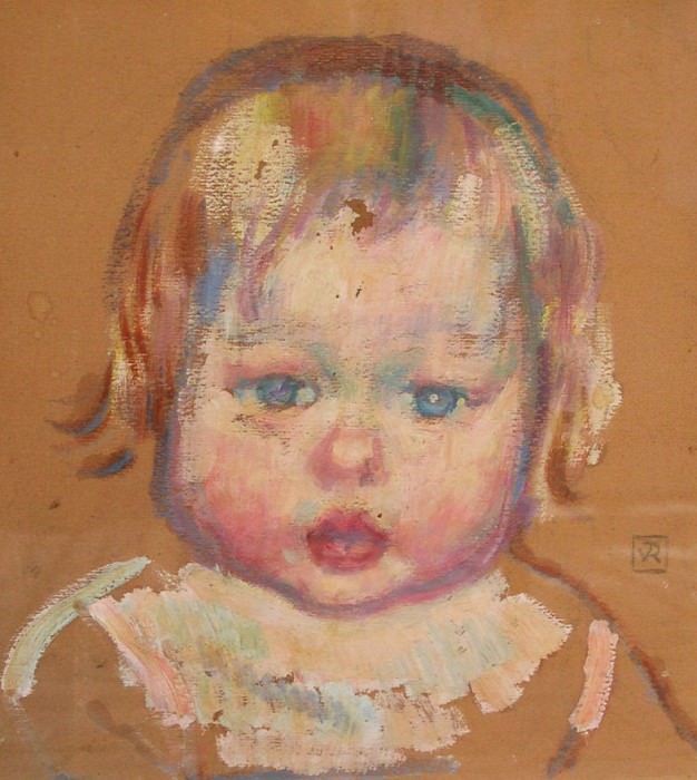 ThГ©o VAN RYSSELBERGHE Baby Von Bodenhausen 116499 617. часть 5 - европейского искусства Европейская живопись