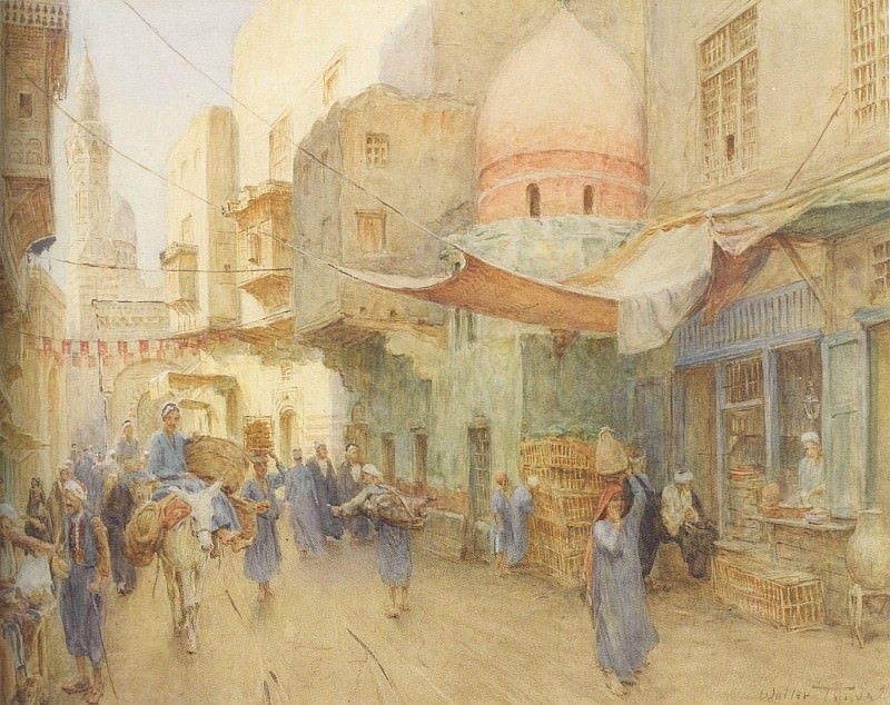 Walter Frederick Roofe Tyndale A Cairo Street Scene 108439 3606. часть 5 - европейского искусства Европейская живопись