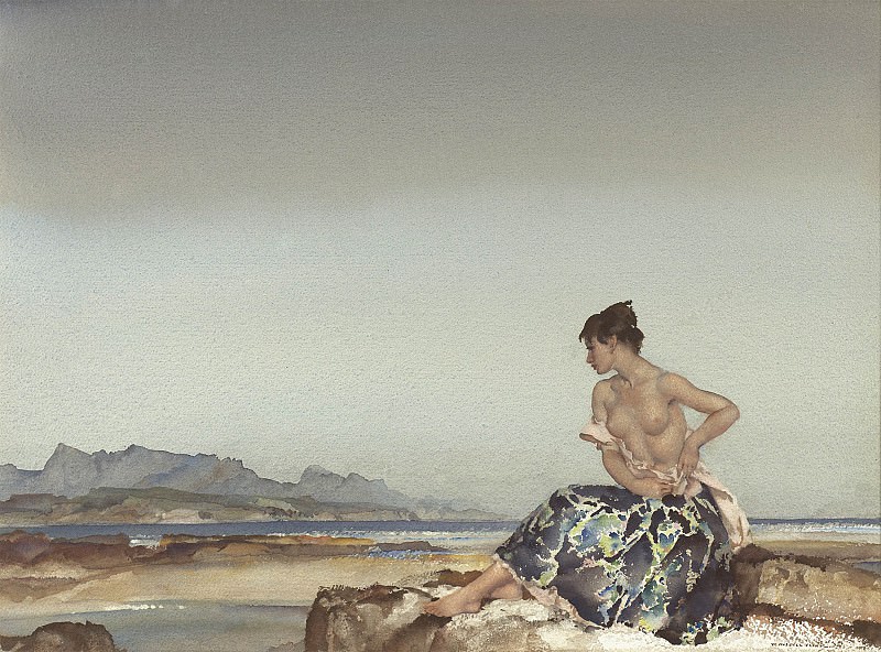 Сэр Уильям Рассел Флинт - Залив мечтаний. часть 5 - европейского искусства Европейская живопись