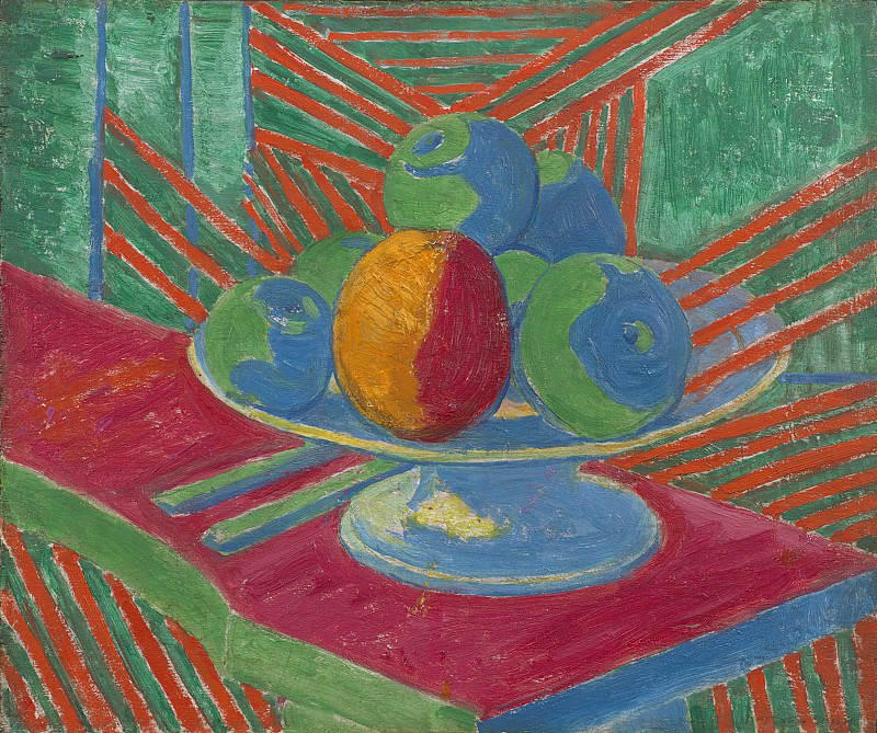 Sir Matthew Smith Still life with fruit on a Tazza 36983 20. часть 5 -- European art Европейская живопись