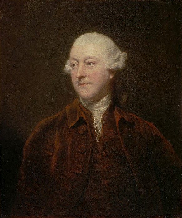 Sir Joshua Reynolds Portrait of the actor and playwright Arthur Murphy 99879 20. часть 5 -- European art Европейская живопись
