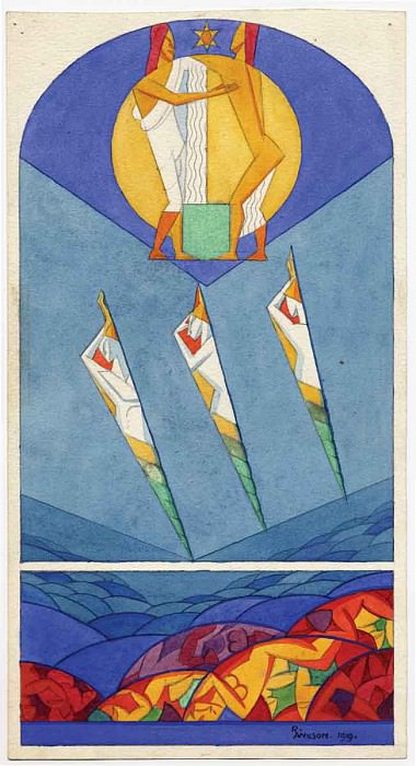 Robert Arthur Wilson Design in 2 sections Peace 19262 1184. часть 5 - европейского искусства Европейская живопись