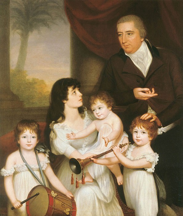 Robert Home William Fairlie and his Family i 32764 321. часть 5 - европейского искусства Европейская живопись