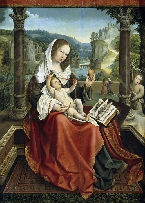 Orley, Bernard van -- La Virgen con el Niño. Part 6 Prado Museum